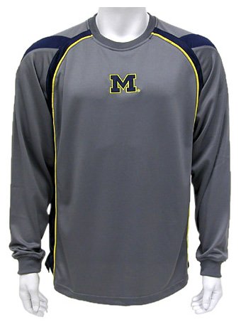 Buy Michigan Wolverines Mens Circuit Long Sleeve Shirt by Colosseum Athletics