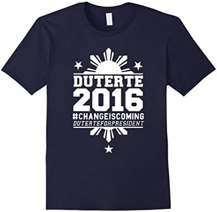 Men's Duterte 2016 T-Shirt Small Navy
