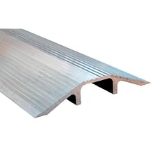 Vestil HCR-24 Extruded Aluminum Hose and Cable Bridge, 10000 lbs Single Wheel Capacity, 24" Length, 7" Width, 1-1/8" Height