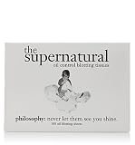 the supernatural | oil-absorbing, facial blotting papers | philosophy