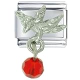 July Baby Angel Religious Italian Charms Bracelet Link