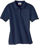 Hanes Women's 7 oz Hanes STEDMAN Cotton Pique Polo, L-Navy