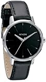 NIXON (jN\) rv THE KENSINGTON LEATHER BLACK NA108000-00 fB[X [KAi]