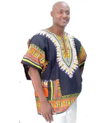 Traditional Print Unisex Dashiki Top - Many Colors Available