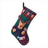 Plush Christmas Stockings - Set of 3