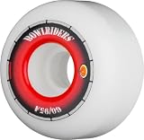 Powell-Peralta Bowlriders 95A Skateboard Wheels (White, 60mm)