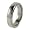 Ridged Edge Polished Tungsten Carbide Ring (6.0mm) - Size 11.0