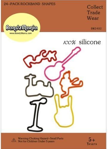 Bandz 24pk Rockband Shapes by BandzMania