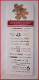Christmas Recipe Towel Gingerbread Cookies