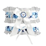 Jamie Lynn Wedding Digital Military Collection, Garter Set, Blue, Navy
