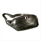 Fanny Pack with Top Zip Around in Black