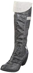 Mustang 1044-506 Damen-Stiefel, Damen Stiefel, Grau (stein 200), EU 40
