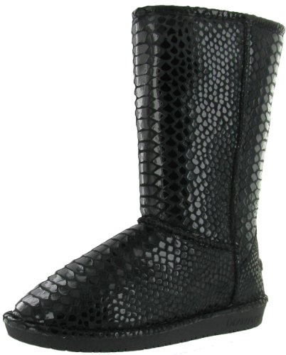 BEARPAW Women's Viper Pull-On Boot,Black,9 M US