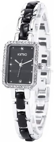 Classic Woman Watch Bling Crystal Fashion Women Lady Girl Gift Black Dress Bracelet Quartz Watch