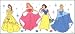 Blue Mountain Wallcoverings 83000890 Disney Princess Large Paint Decal