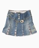Rocawear Girls Pleated Stretch Denim Scooter