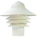 Acclaim 87TW Mariner Collection 1-Light Post Mount Outdoor Light Fixture, Textured White