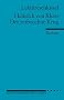 Heinrich von Kleist: Der zerbochne Krug. Lekt�reschl�ssel