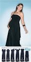 The 6 Way Dress - The Amazing Versatile Black Maternity Dress (Premium Quality)