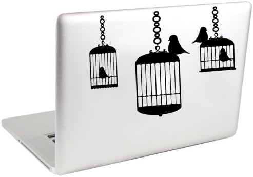 Birdcage Vinyl Decal or Sticker for Macbook Laptop