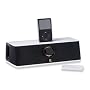 Logitech AudioStation Express - Portable speakers with digital player dock for iPod - black, white