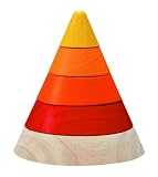 Plan Toys Wood Shape Sorter Stacker - Cone Sorting