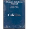 Student Solutions Manual for Calculus