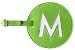 green luggage tag - M