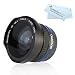 0.40X Wide Angle FISHEYE Lens WIth Macro For Panasonic Lumix DMC-FZ35 DMC-FZ18 DMC-FZ28 Better than 0.42X + Necessary Tube Adapter