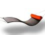 Outback Chair UBC-692 Urban Balance Wave Mandarin