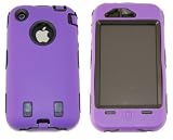 KingCase iPhone 3G & 3GS * Warrior Case * (Purple & Black) 8GB, 16GB, 32GB - The ULTIMATE Protector