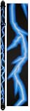 Perri's LPCP-46 Gitarrengurt ""blauer Blitz"" (Polyester, ca. 5 cm breit)