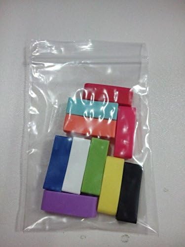 Alikemoduo 10 PCS Colorful Fasteners Rings for FITBIT Surge