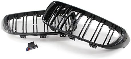 Toppart Grille for BMW F32 4 Series Front Center 2014-2016 (Gloss Black 2-Line)