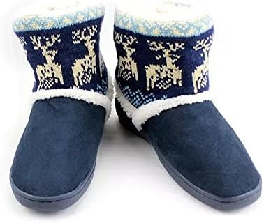 New Women Winter Thicken Ankle Warm Boots. (8, Blue)