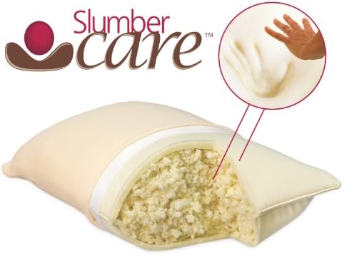 SlumberCare Neck Support ClassicCare Memory Foam Pillow, Traditional Shape, Queen Size