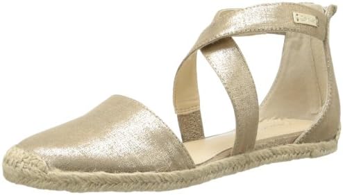Calvin Klein Women's Sam Shimmer Fabric Ballet Flat