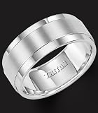 Triton White Tungsten Ring 11-2096HC