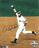 Derek Jeter 2001 WS Game 4 Home Run Celebration 8x10 Autographed Photograph