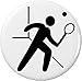 Racquetball Symbol Sign 2.25