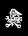 Navy CPO Chief Petty Officer Skull white vinyl decal sticker