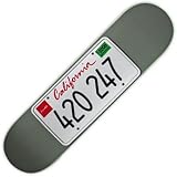 Chocolate License Plate - Justin Eldridge Skateboard Deck - 8.0 in. x 31.875 in.