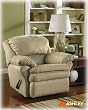 Durapebble Khaki Glider Recliner By Ashley Furniture