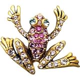 Jay Strongwater Jumping Frog Tack Pin
