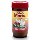 Dona Maria Chicken Tomato Boullion 15.8 Ounce Glass Jars Pack of 4 by Dona Maria
