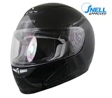 HAWK Snell/DOT Approved Black Full Face Motorcycle Helmet