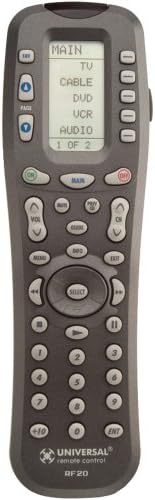 URC MasterControl RF20 Universal Learning Remote with RF Capability
