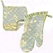 Natural Shells Oven Mitt & Pot Holder Set