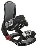 5150 1000 08 Youth Hard Snowboard Bindings - Black