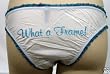 TRA.LA.LA NOVELTY PANTY WHAT A FRAME! BLUE / TEAL